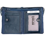 Кожаное портмоне от воровства с банковских карт RFID/Кошелек/Подарок